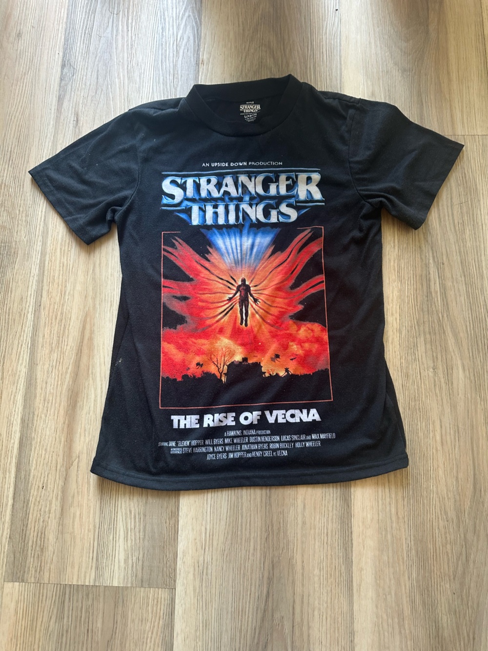 Netflix Stranger Things 'The Rise of Vecna' Poster Pajama Top kids 12/14